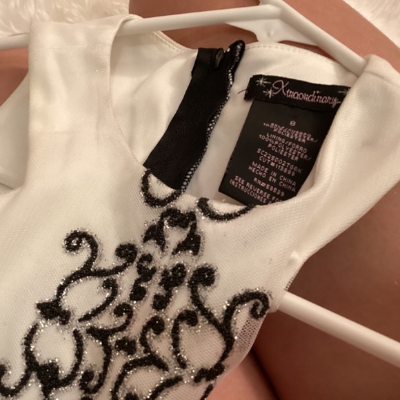 Extraordinary Black and White Dress for Girls - Picture 3 of 3